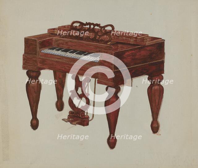 Melodeon, c. 1936. Creator: Rex F Bush.