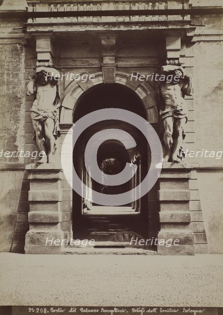 Telamon Portal, Palazzo Davia Bargellini, Bologna, between 1880-1890. Creator: Emilia.
