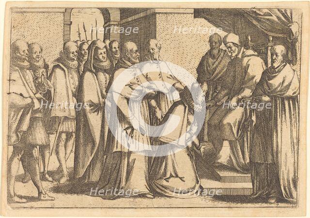 Papal Audience, 1612. Creator: Jacques Callot.