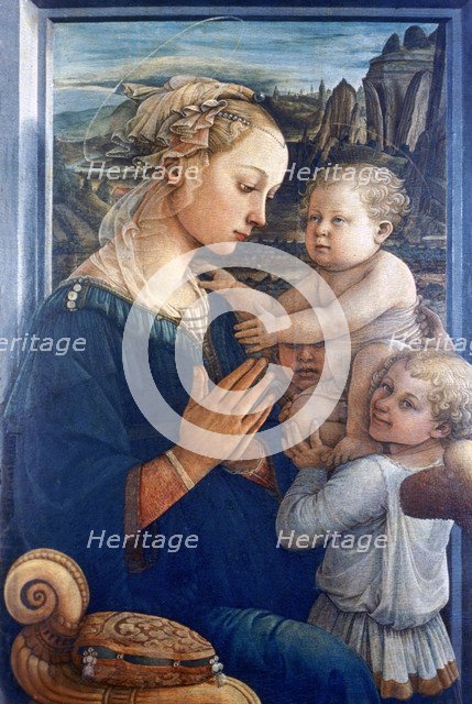 'Madonna and Child with Angels', c1455. Artist: Filippino Lippi