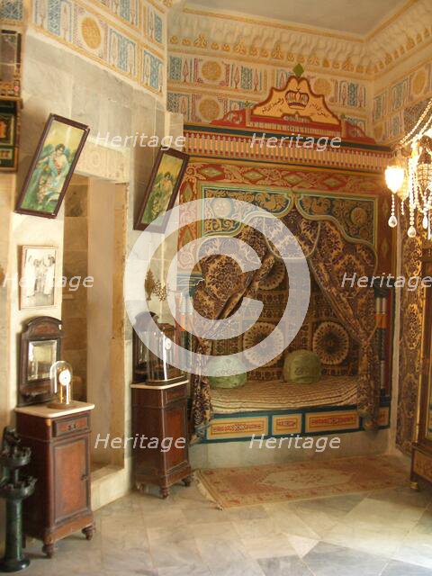 Interior, Dar Essid Museum, Sousse, Tunisia, 2009.  Creator: Amanda Waite.