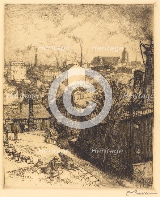 Souvenir of St. Denis (Souvenir de Saint-Denis). Creator: Auguste Lepere.