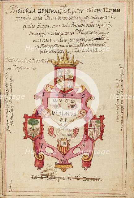 Title Page, completed in 1616. Creator: Unknown.