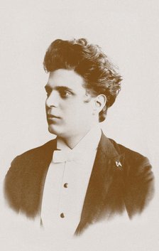 Portrait of the composer Pietro Mascagni (1863-1945). Creator: Anonymous.