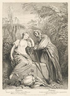 L'oeuvre d'Antoine Watteau (volume I), c. 1740. Creator: Various Artists after Antoine Watteau.