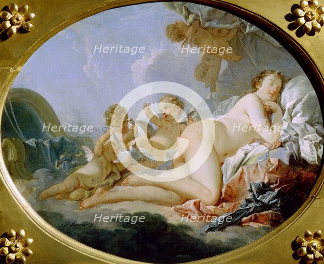 'Sleeping Venus', 18th century.  Artist: François Boucher