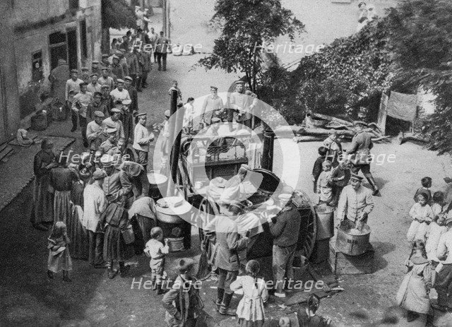 German travelling kitchen, Vosges, France, World War I, 1916. Artist: Unknown