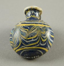 Flask, Egypt, New Kingdom Period, Dynasty 19 (1292-1202 BCE). Creator: Unknown.