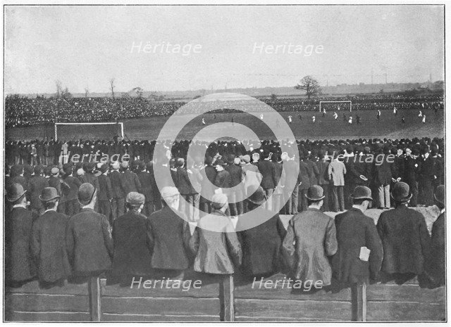 'A Football Match at Manchester', c1896. Artist: R Banks.