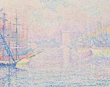 Marseille. The old port, 1906. Creator: Signac, Paul (1863-1935).