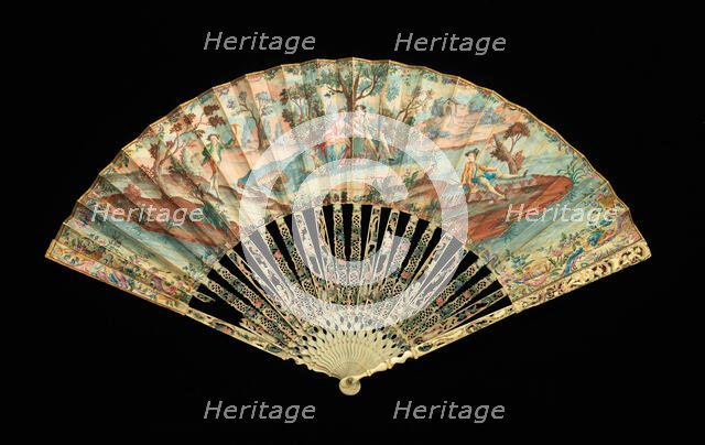 Fan, French, fourth quarter 18th century. Creator: Unknown.