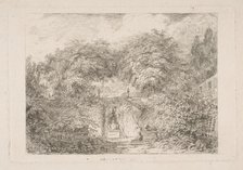 The Little Park, ca. 1763. Creator: Jean-Honore Fragonard.