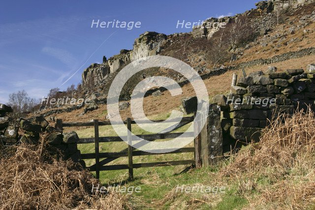 Curbar Edge, Derbyshire. 