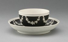 Teacup and Saucer, Burslem, c. 1800. Creator: Wedgwood.