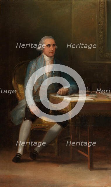 Portrait of Francisco de Saavedra, 1798. Creator: Goya, Francisco, de (1746-1828).