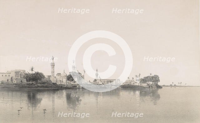 95. Foûah, sur le Nil, 1843. Creator: Sabatier.