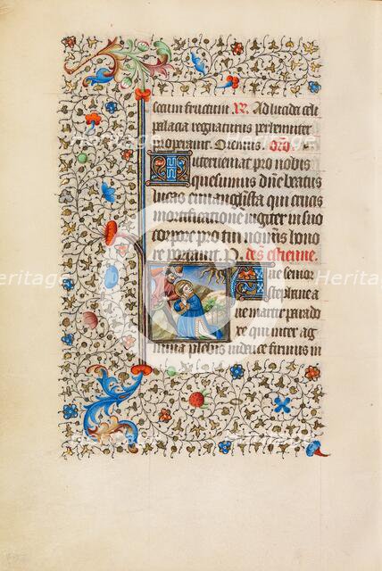 The Stoning of Saint Stephen; Book of Hours, about 1440-1450. Creator: Workshop of the Bedford Master.