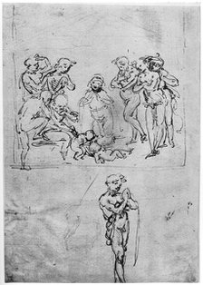 Study for the 'Adoration of the Magi', c1481 (1954).Artist: Leonardo da Vinci