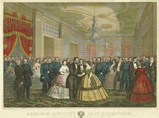Abraham Lincoln's Last Reception, 1865.