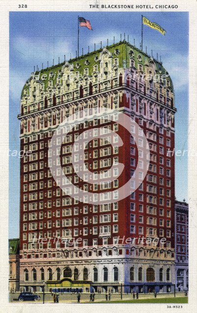 The Blackstone Hotel, Chicago, Illinois, USA, 1933. Artist: Unknown