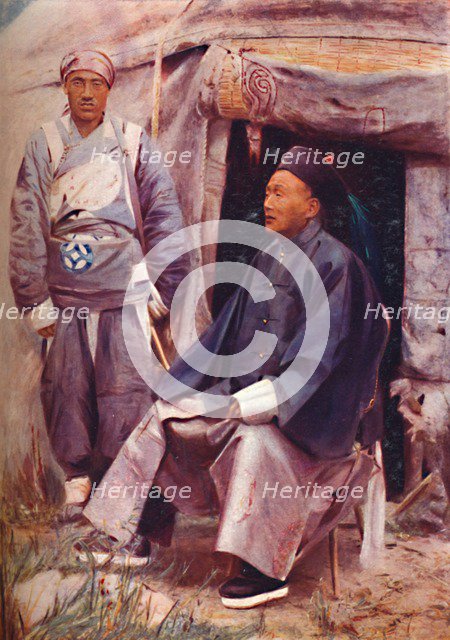The Taotai of Kashgar, 1902. Artist: Prince Alexander Gagarine.