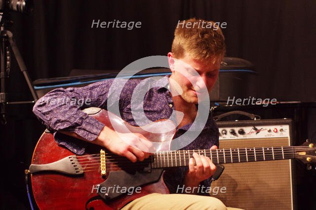 Tom Ollendorf, Ari Hoenig Trio, Verdict Jazz Club, Brghton, East Sussex, 6th Oct. 2021. Creator: Brian O'Connor.