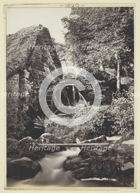 Untitled [watermill], 1860/94.  Creator: Francis Bedford.