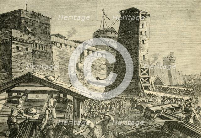 'The Attack on Rhodes', 1890.   Creator: Unknown.