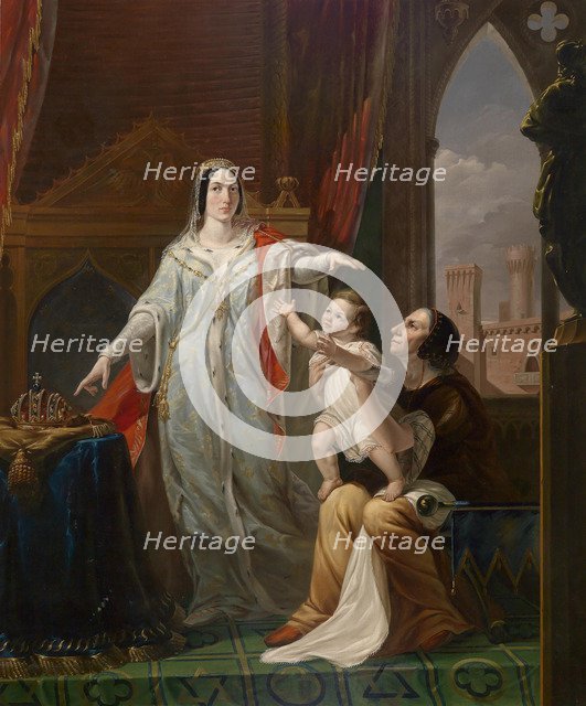 Queen Constance securing for her son Frederick the Crown of Sicily.