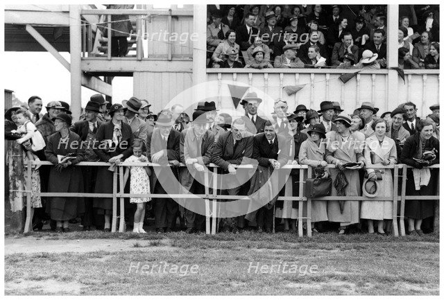 Crowd at the races, c1920-1939(?). Artist: Unknown