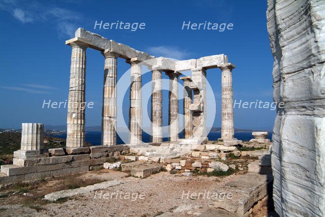 Sounion, Greece, 2003. Creator: Ethel Davies.