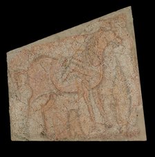 Mosaic of a Horse with Saddle, 5th-6th century. Creator: Unknown.