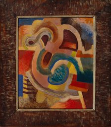 Abstract Composition No 8, 1913. Artist: Baranov-Rossiné, Vladimir Davidovich (1888-1942)