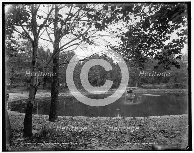 The Lake, Nay Aug Park, Scranton, Pa., between 1890 and 1901. Creator: Unknown.