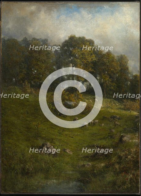 A Hillside Pasture, late 19th-early 20th century. Creator: Robert Crannell Minor.