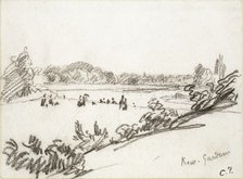 Study of Kew Gardens, c1890s. Artist: Camille Pissarro.