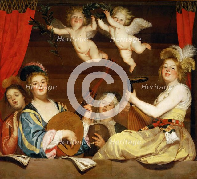 Concert, 1624. Creator: Honthorst, Gerrit, van (1590-1656).
