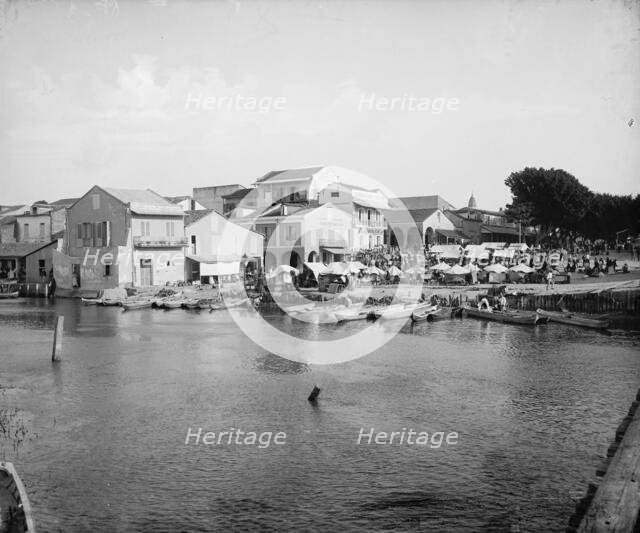Tampico from the wharf, between 1880 and 1897. Creator: William H. Jackson.