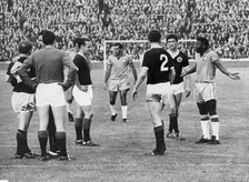 Scotland v Brazil, World Cup, Hampden Park, Glasgow, Scotland, 1966.  Artist: Bippa