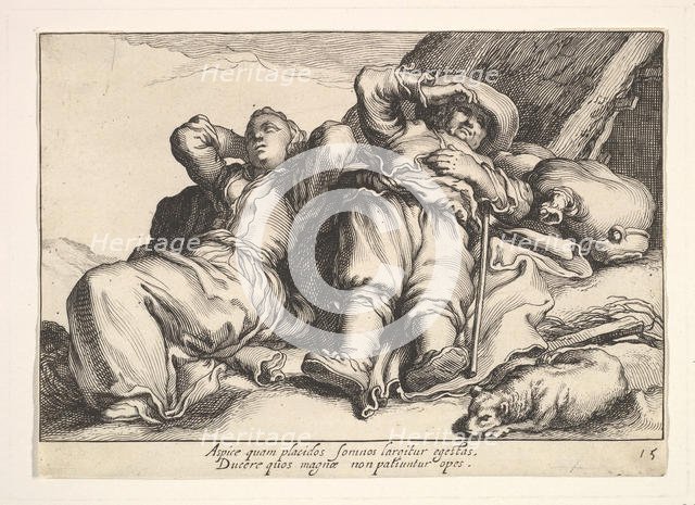 Pleasures of Occupation. Creator: Cornelis Bloemaert.