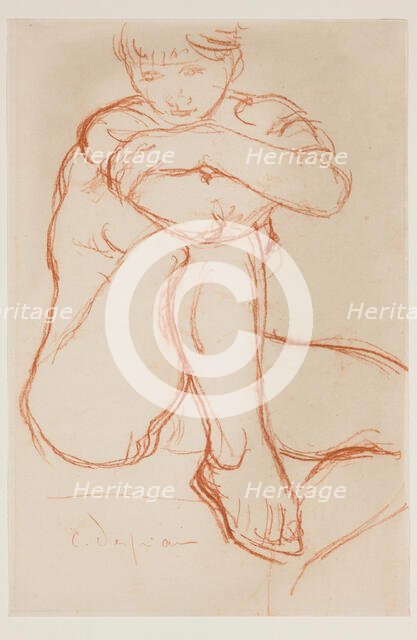 Seated Nude, between 1874 and 1946. Creator: Charles Despiau.