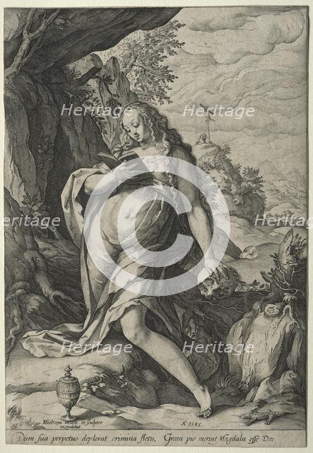 The Magdalen in Penance. Creator: Hendrick Goltzius (Dutch, 1558-1617).