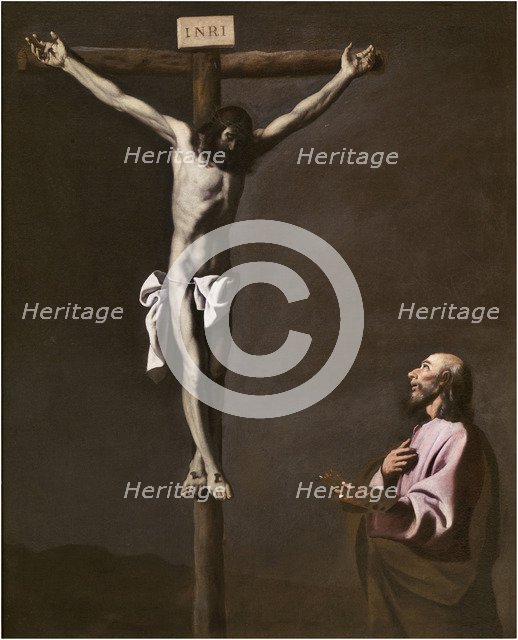 The Crucified Christ with a Painter, c. 1650.
