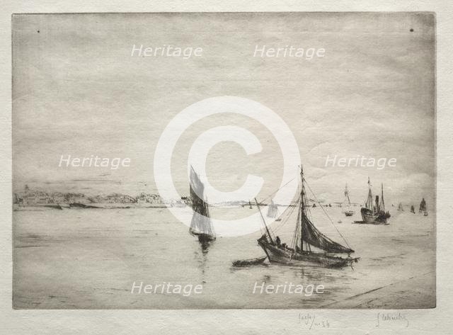 The Roadway of La Rochelle. Creator: Gustave Leheutre (French, 1861-1932).