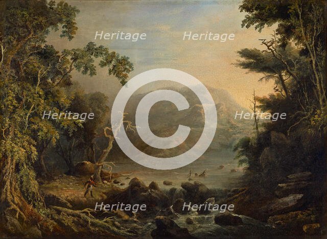 The Moose Hunter, 1831. Creator: Charles Codman.