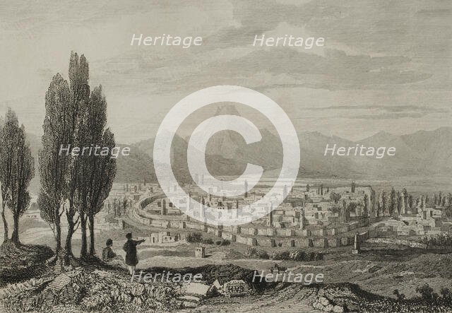 City of Erzurum, Ancient Armenia, 1838.  Creator: Vanderburch.