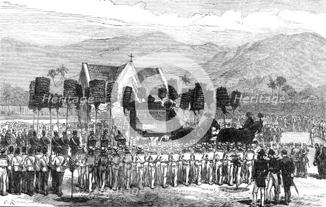 Funeral of the King of the Sandwich Islands, 1874. Creator: Unknown.