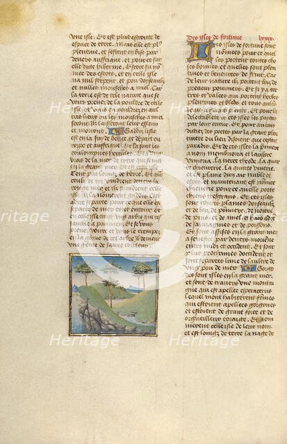 Islands in the Sea; Miroir Historial, about 1475. Creator: Unknown.