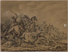 Cavalry Skirmish, n.d. Creator: Unknown.