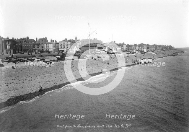 The beach at Deal, Kent, 1890-1910. Artist: Unknown